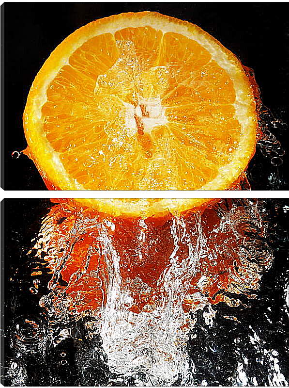 Модульная картина - Долька апельсина