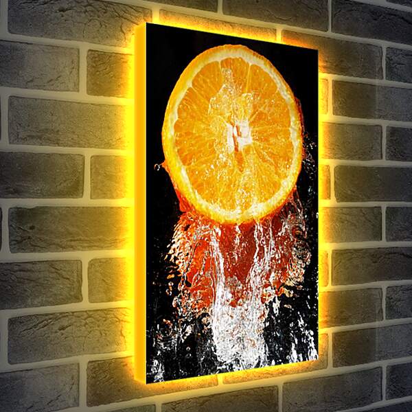 Лайтбокс световая панель - Долька апельсина