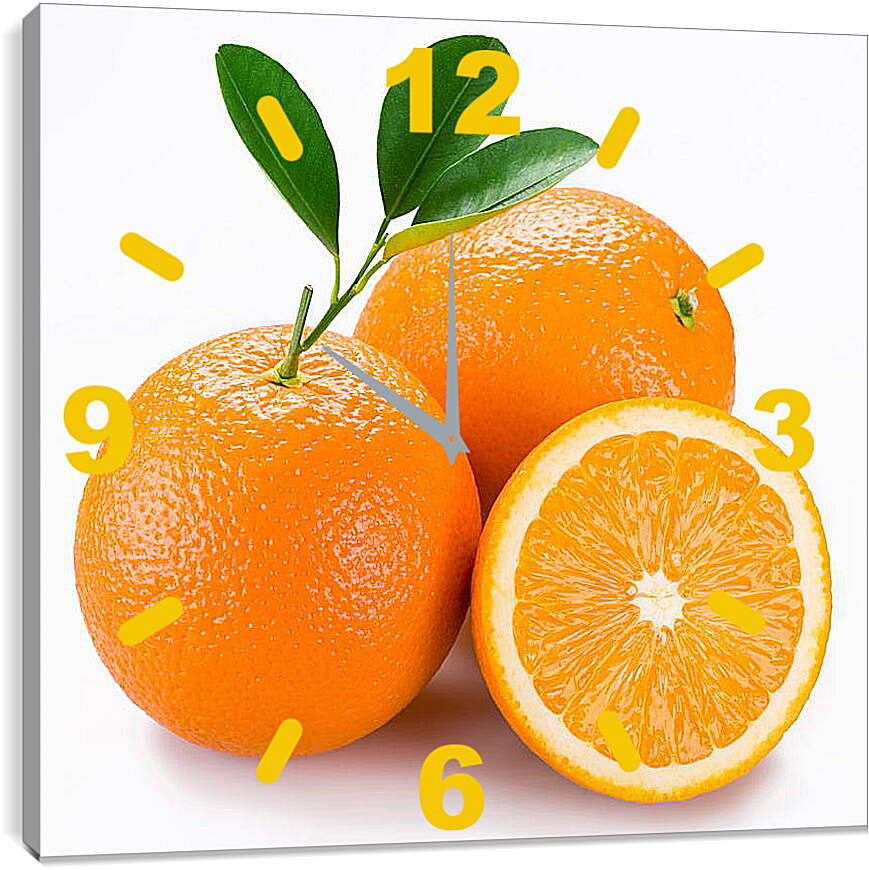 Часы картина - Апельсины