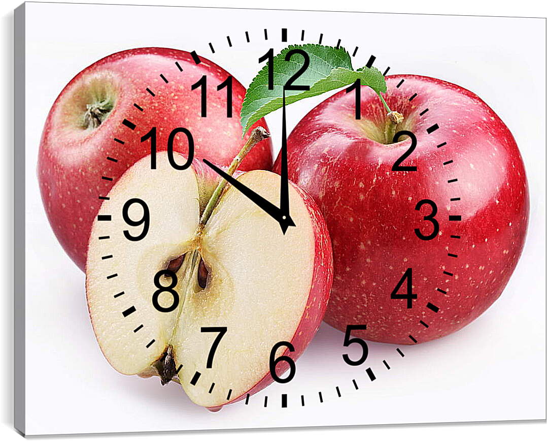 Часы картина - Яблоки