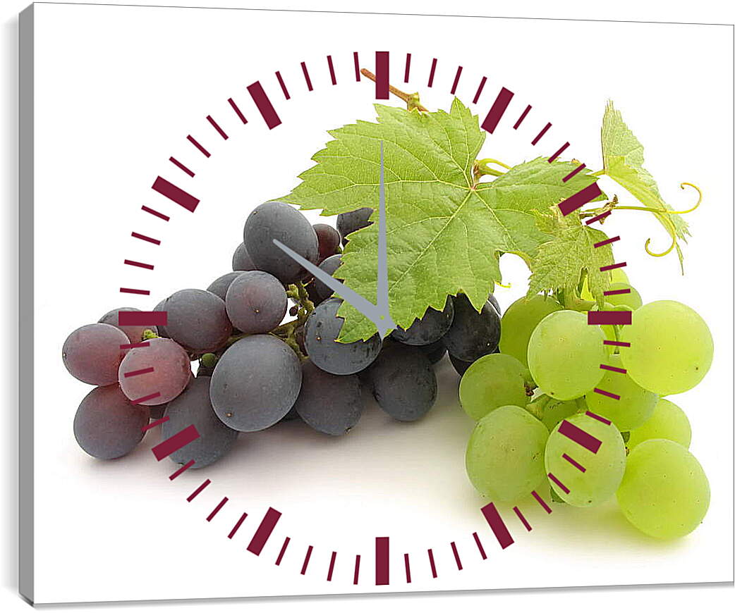 Часы картина - Гроздья винограда