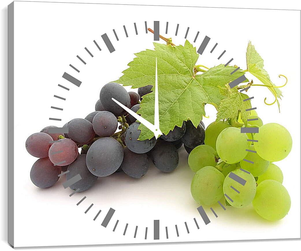 Часы картина - Гроздья винограда