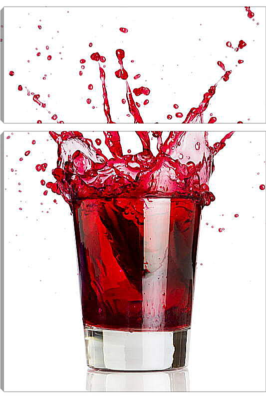 Модульная картина - Виноградный сок