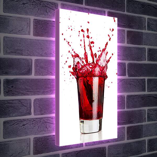 Лайтбокс световая панель - Виноградный сок
