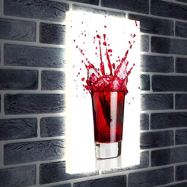 Лайтбокс световая панель - Виноградный сок