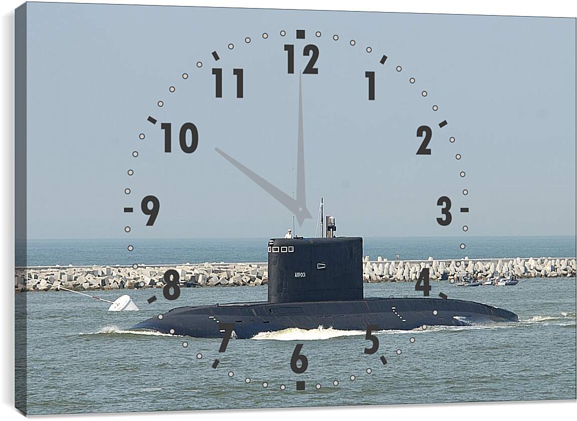 Часы картина - Подводная лодка