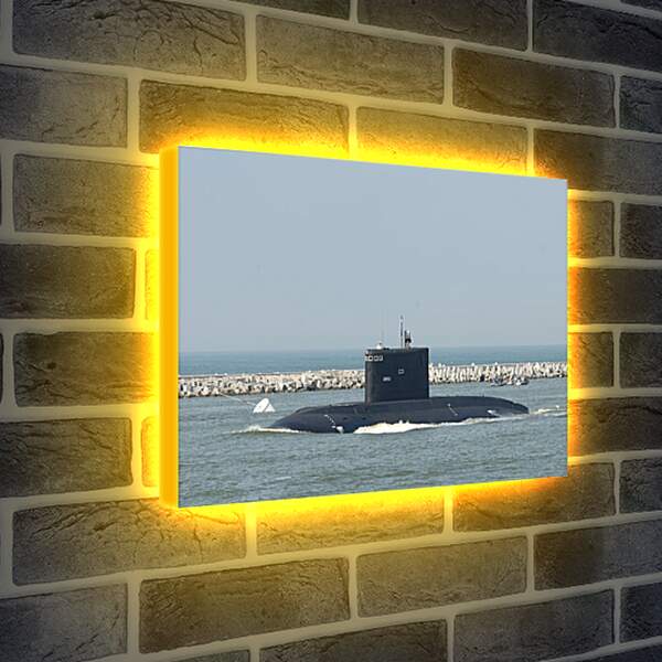 Лайтбокс световая панель - Подводная лодка
