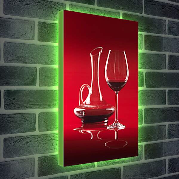 Лайтбокс световая панель - Кувшин с вином