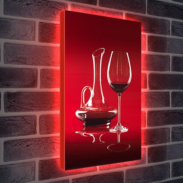 Лайтбокс световая панель - Кувшин с вином