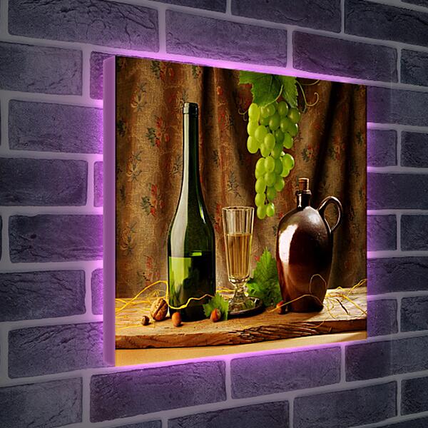 Лайтбокс световая панель - Натюрморт винный