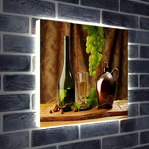 Лайтбокс световая панель - Натюрморт винный