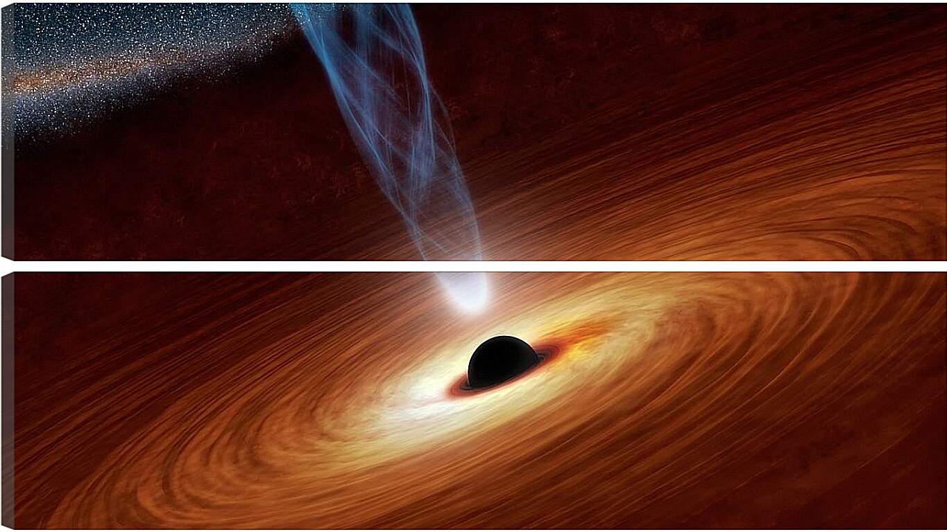 Модульная картина - Черная дыра