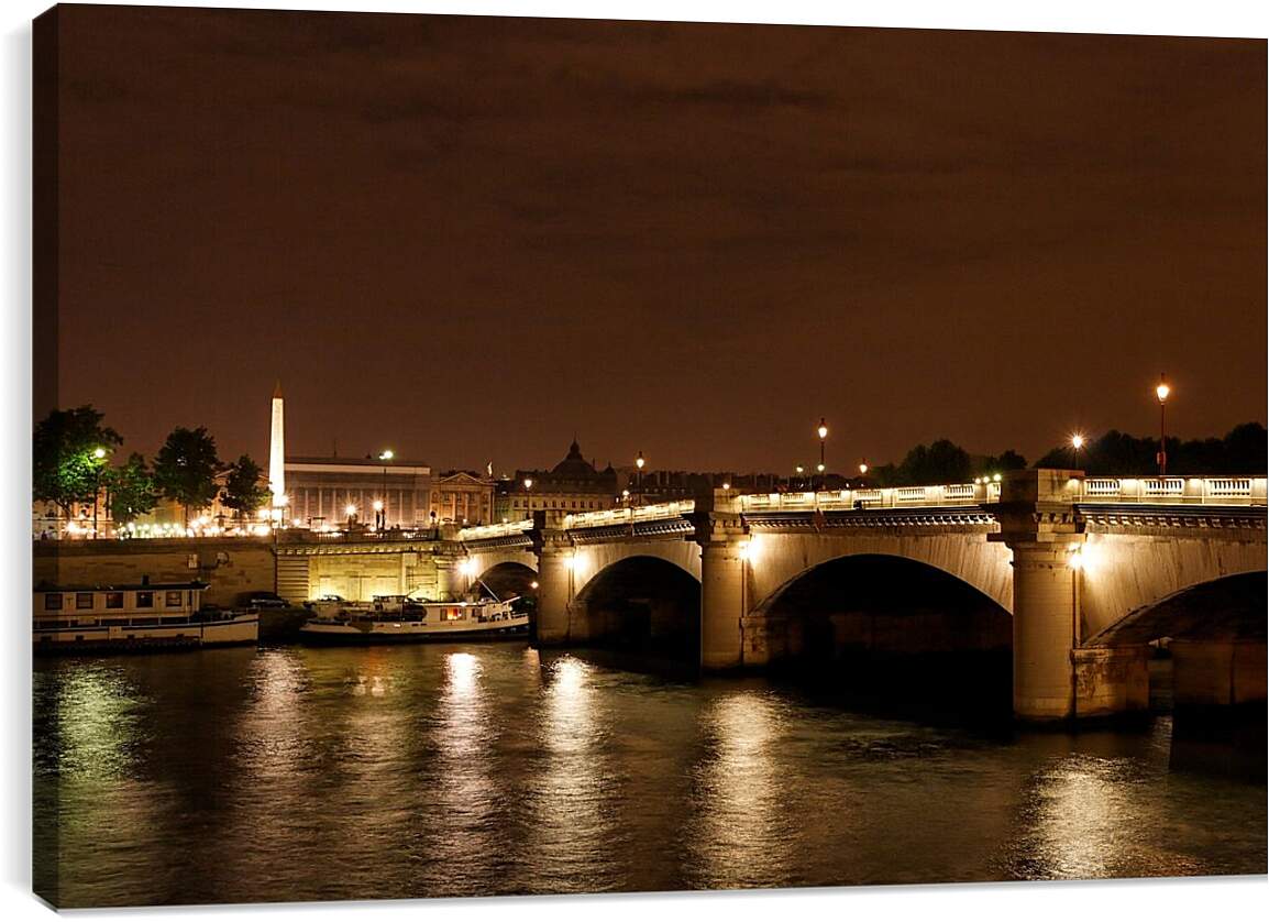 Постер и плакат - Ночной Париж