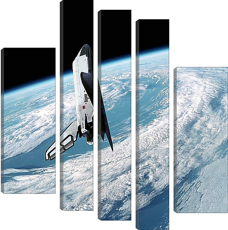 Модульная картина - Космический корабль