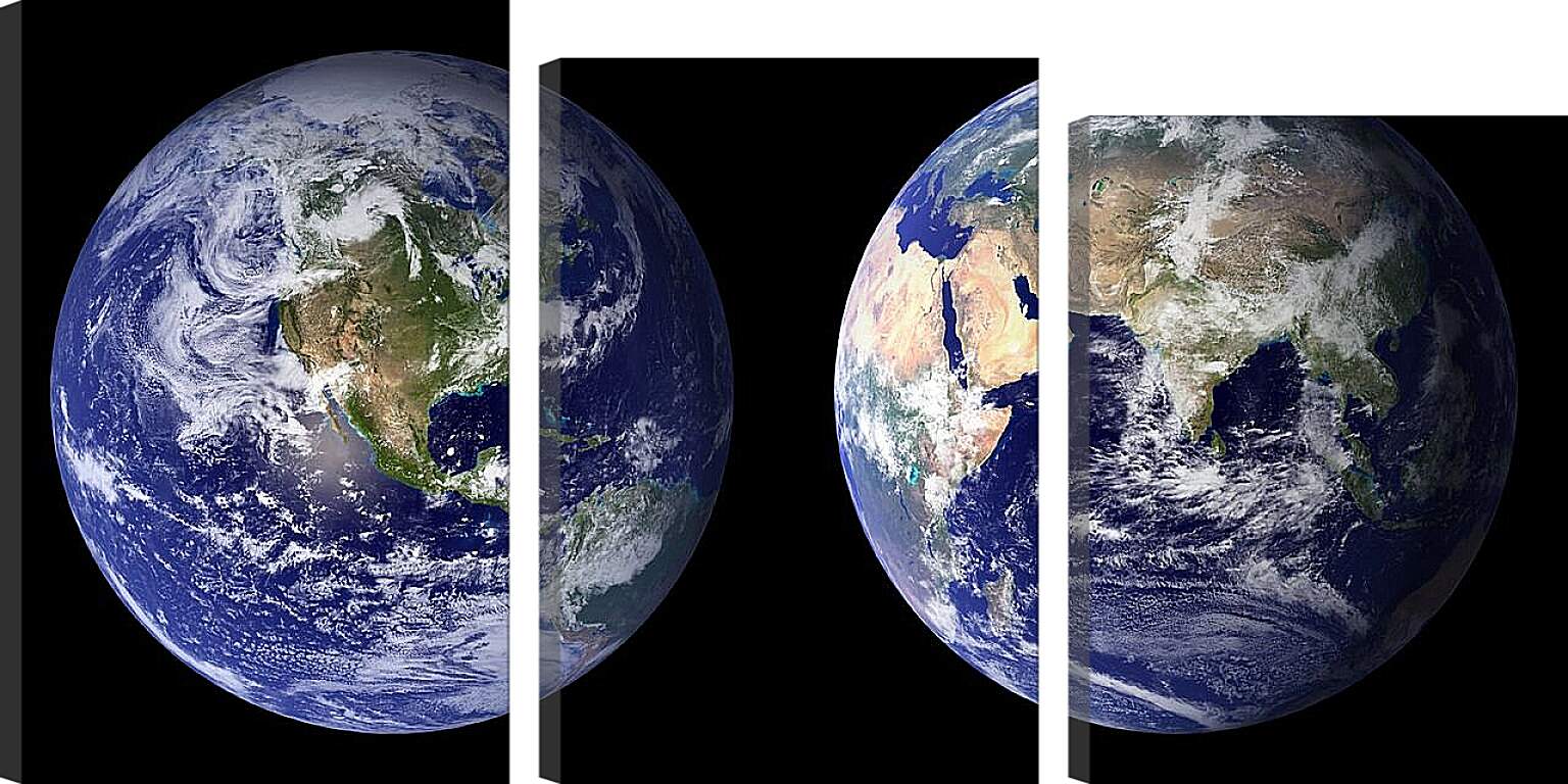 Модульная картина - Планета Земля