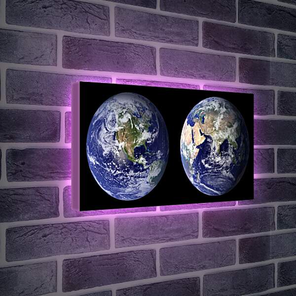 Лайтбокс световая панель - Планета Земля