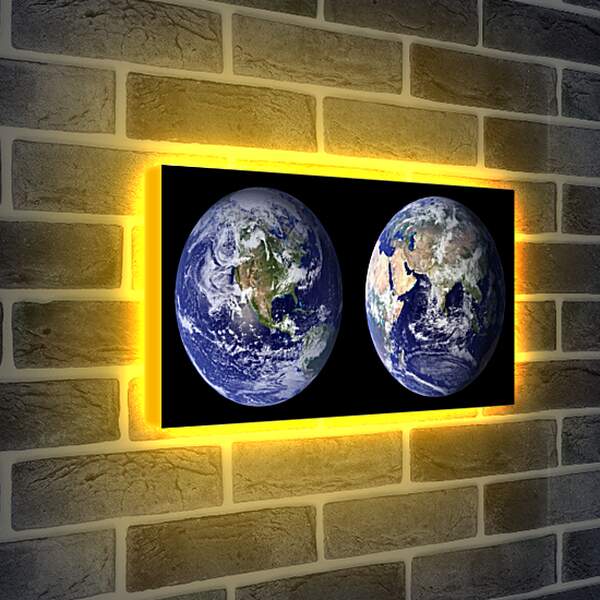 Лайтбокс световая панель - Планета Земля