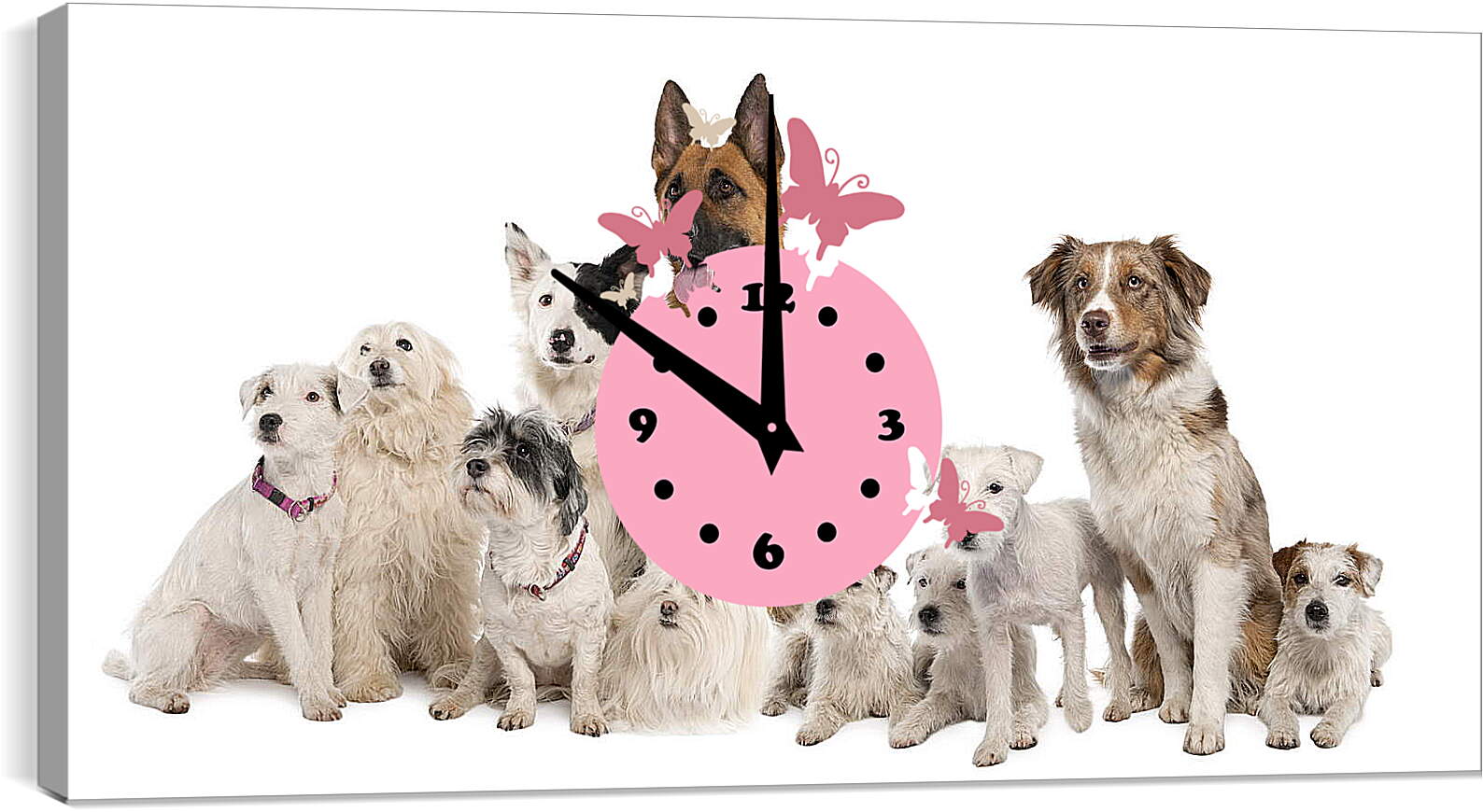 Часы картина - Собаки
