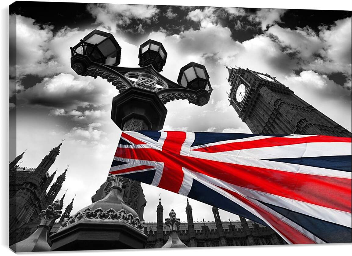 Постер и плакат - Биг-Бен ( Big Ben). Лондон. Англия.