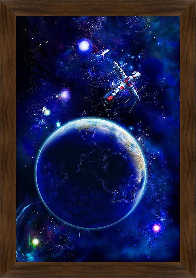 Картина в раме - Космос
