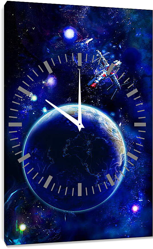 Часы картина - Космос
