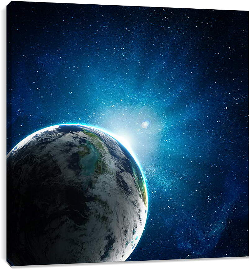 Постер и плакат - Земля и звезды
