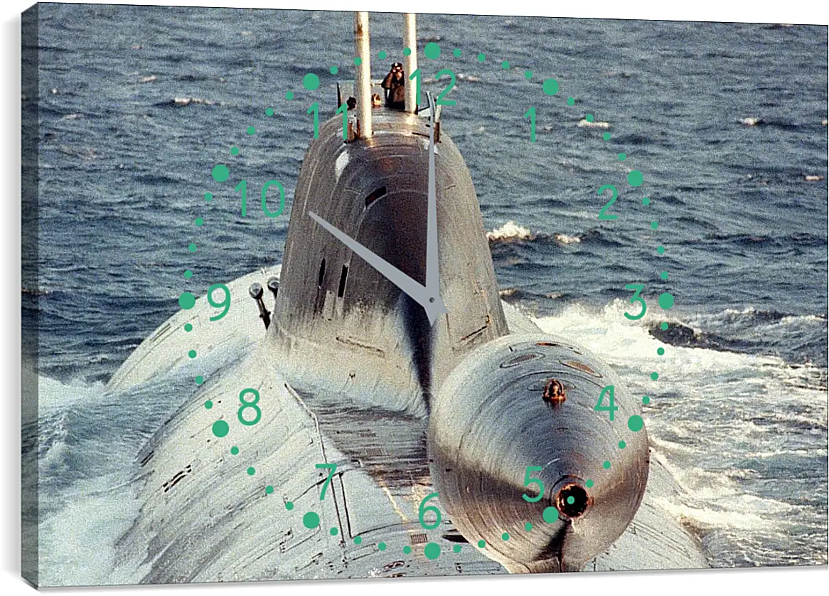 Часы картина - Подводная лодка
