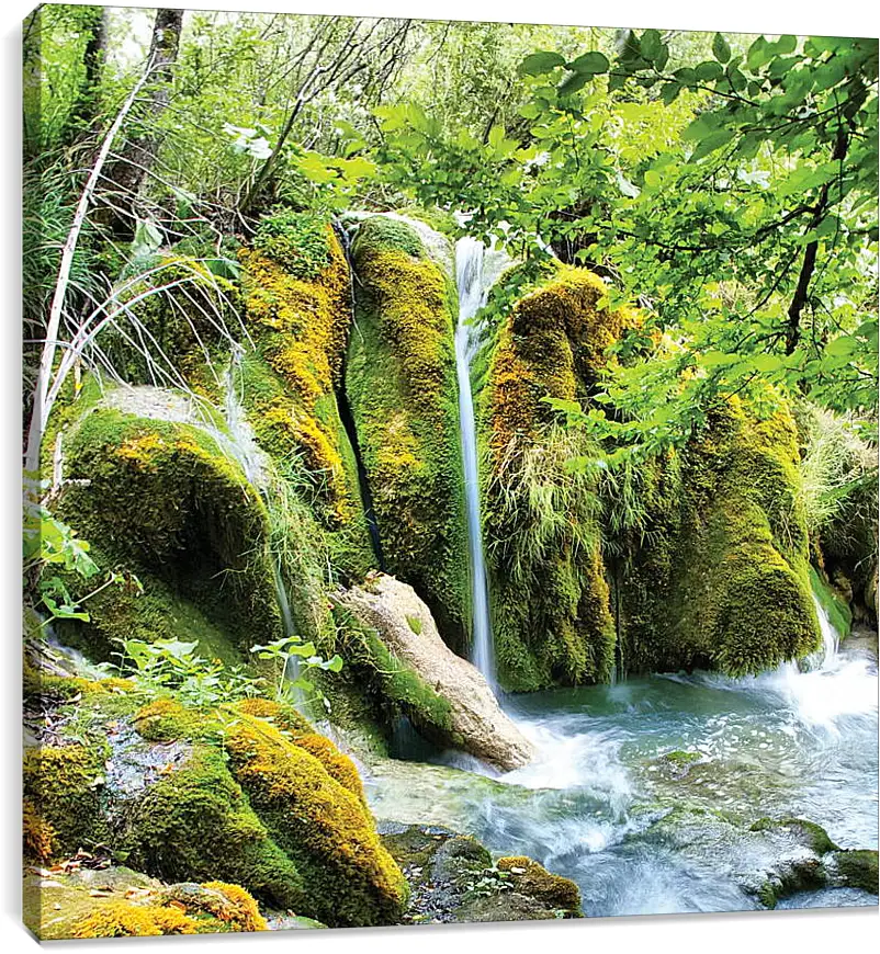 Постер и плакат - Водопад на Плитвицких озерах
