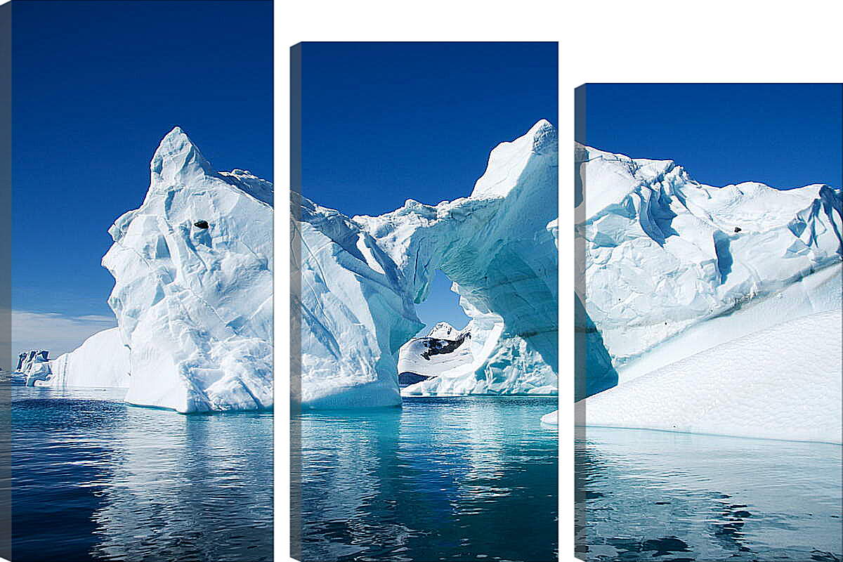 Модульная картина - Арка из айсбергов
