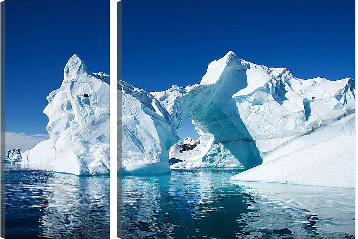 Модульная картина - Арка из айсбергов

