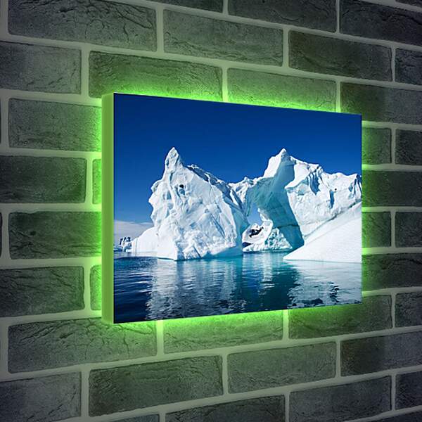 Лайтбокс световая панель - Арка из айсбергов

