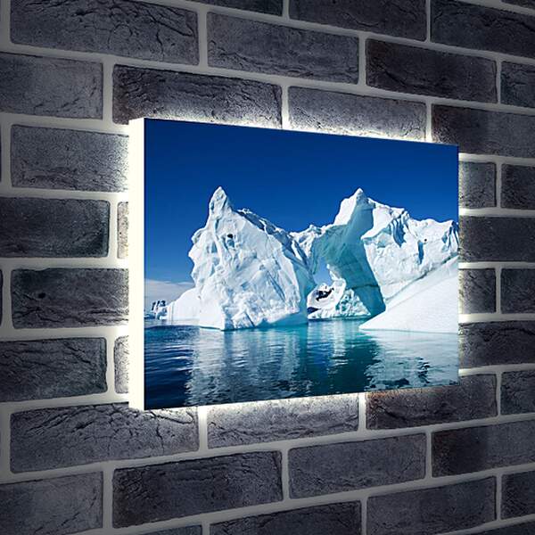 Лайтбокс световая панель - Арка из айсбергов
