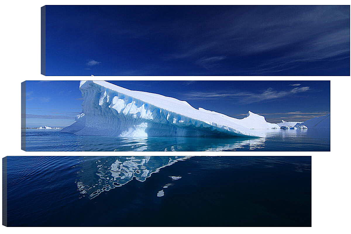 Модульная картина - Белый айсберг
