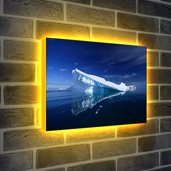 Лайтбокс световая панель - Белый айсберг
