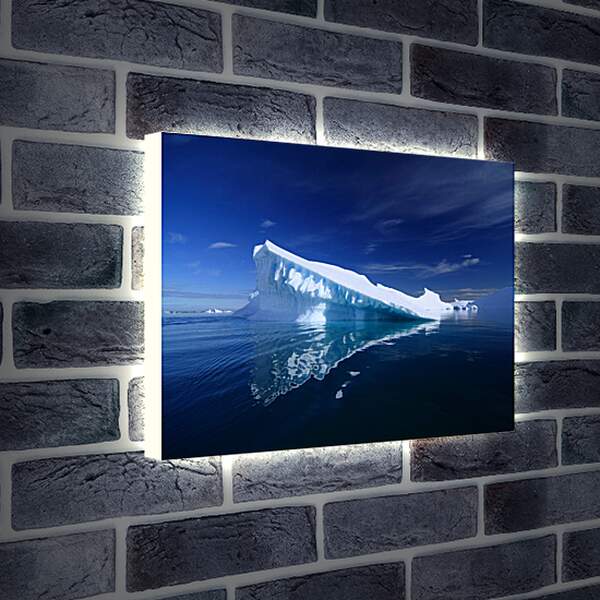Лайтбокс световая панель - Белый айсберг
