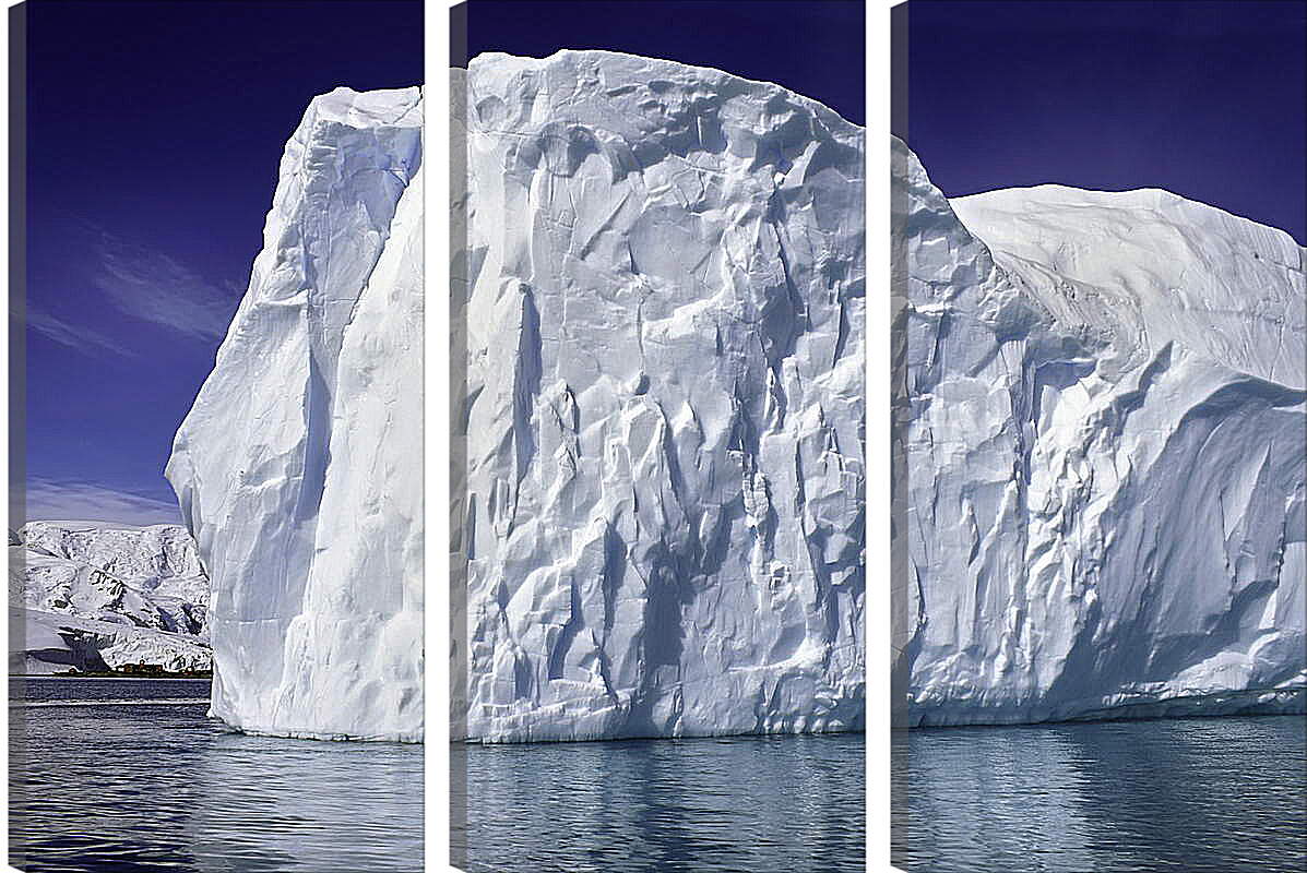 Модульная картина - Стена из айсберга
