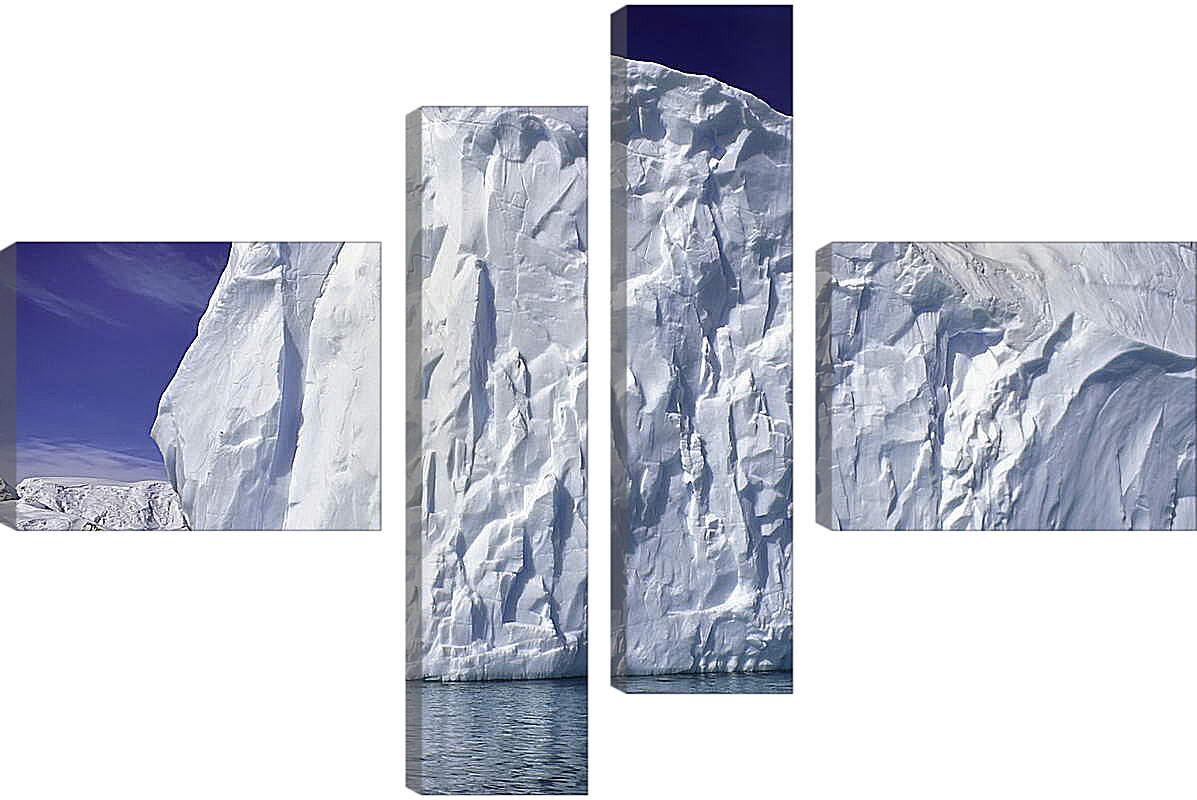Модульная картина - Стена из айсберга
