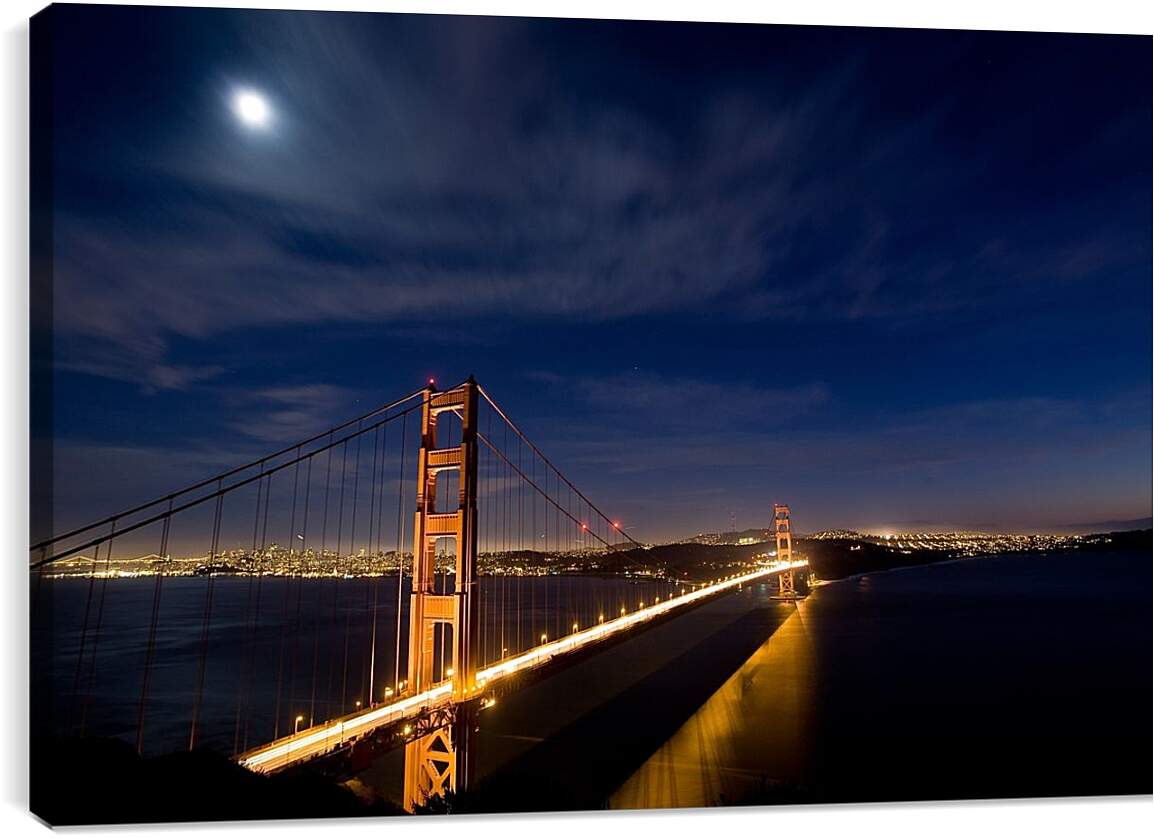 Постер и плакат - Мост "Золотые ворота" Сан-Франциско. США