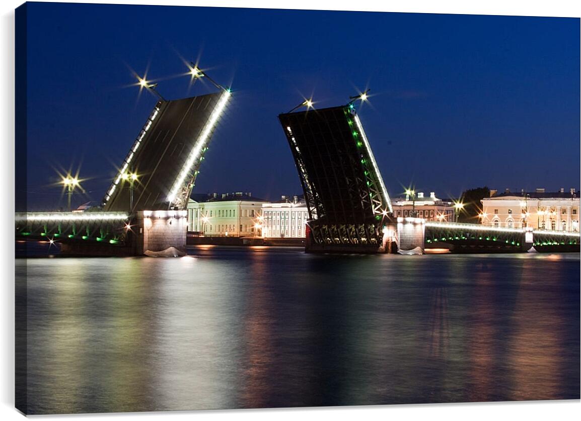 Постер и плакат - Разводные мосты Санкт-Петербурга