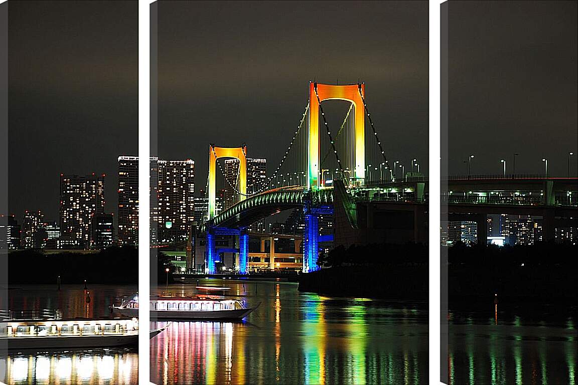 Модульная картина - Радужный мост. Токио