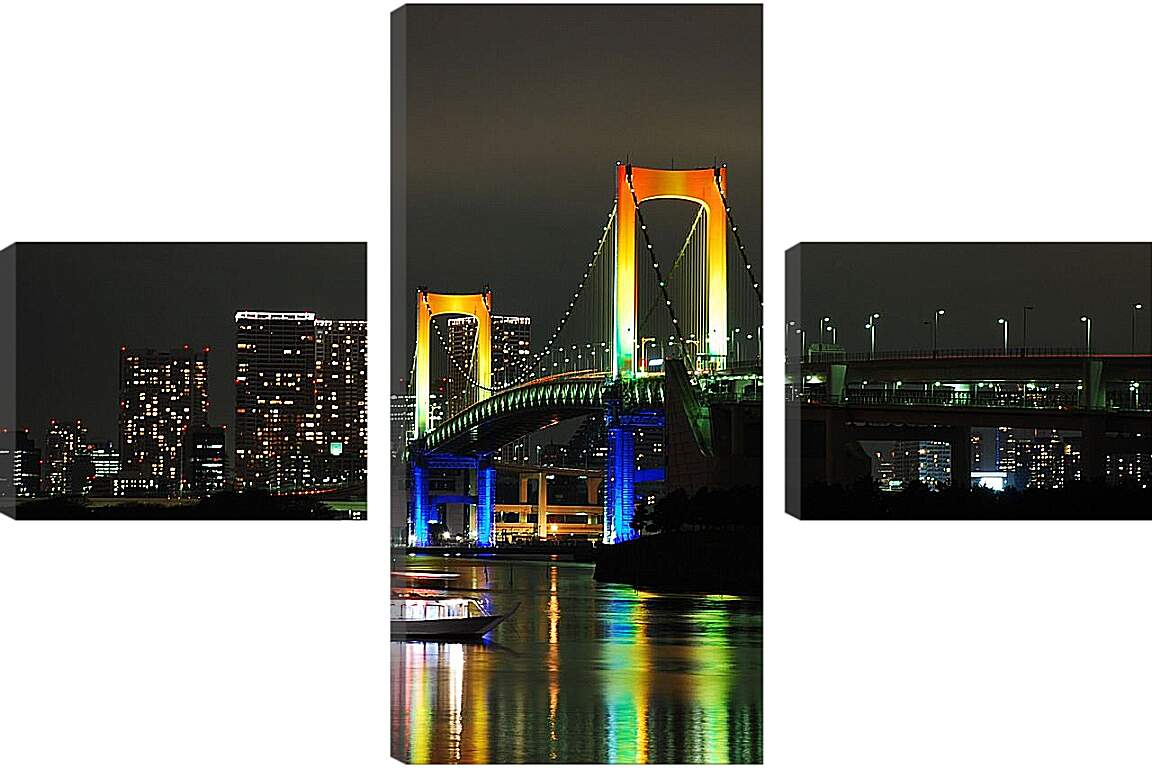Модульная картина - Радужный мост. Токио