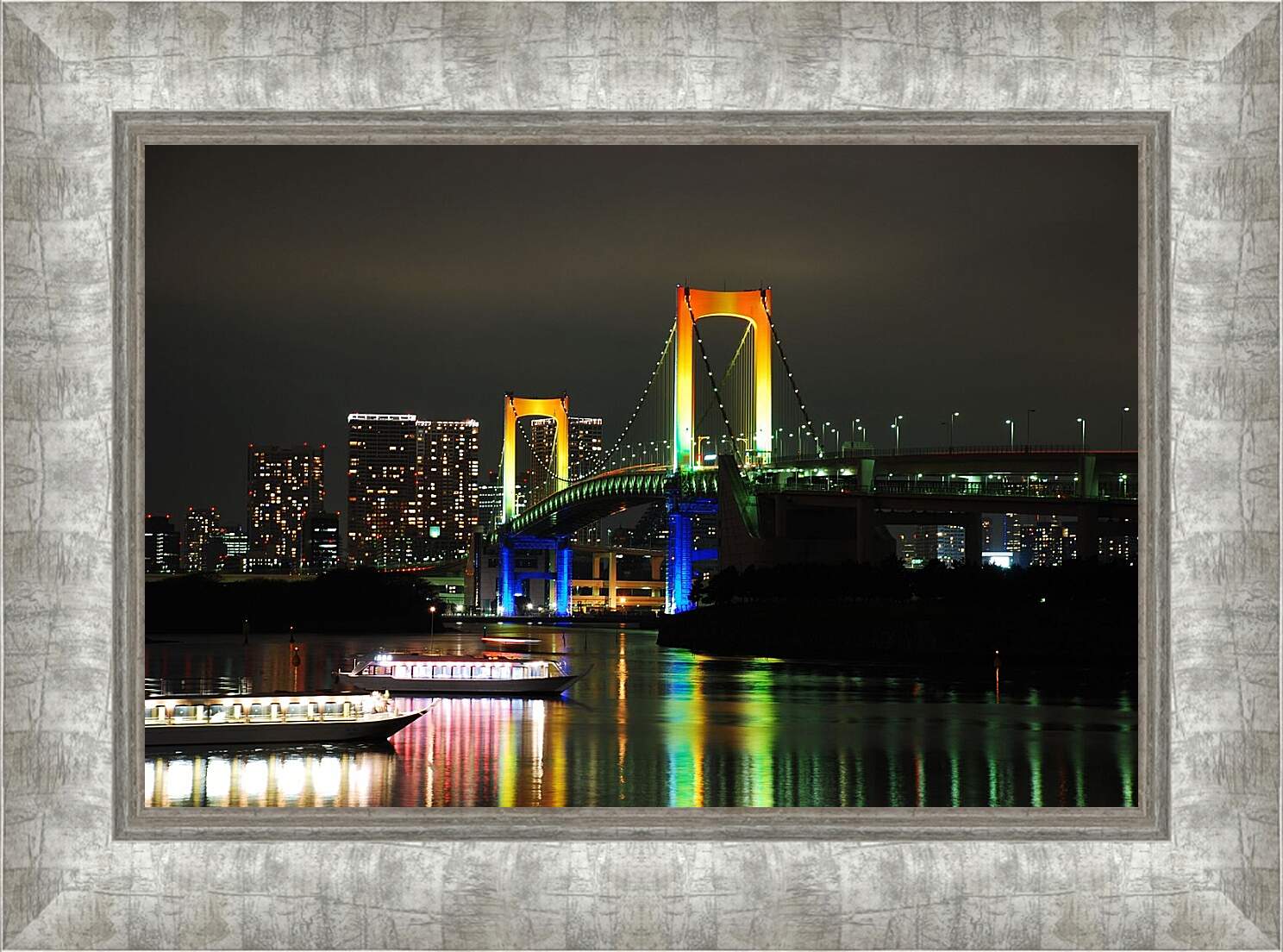 Картина в раме - Радужный мост. Токио