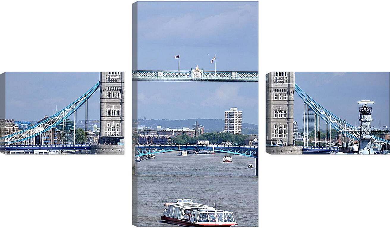 Модульная картина - Тауэрский мост в Лондоне