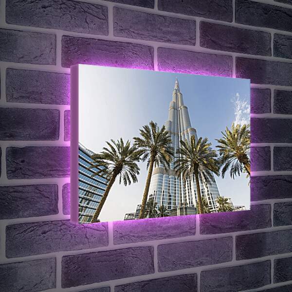 Лайтбокс световая панель - Бурдж-Халифа. Дубай