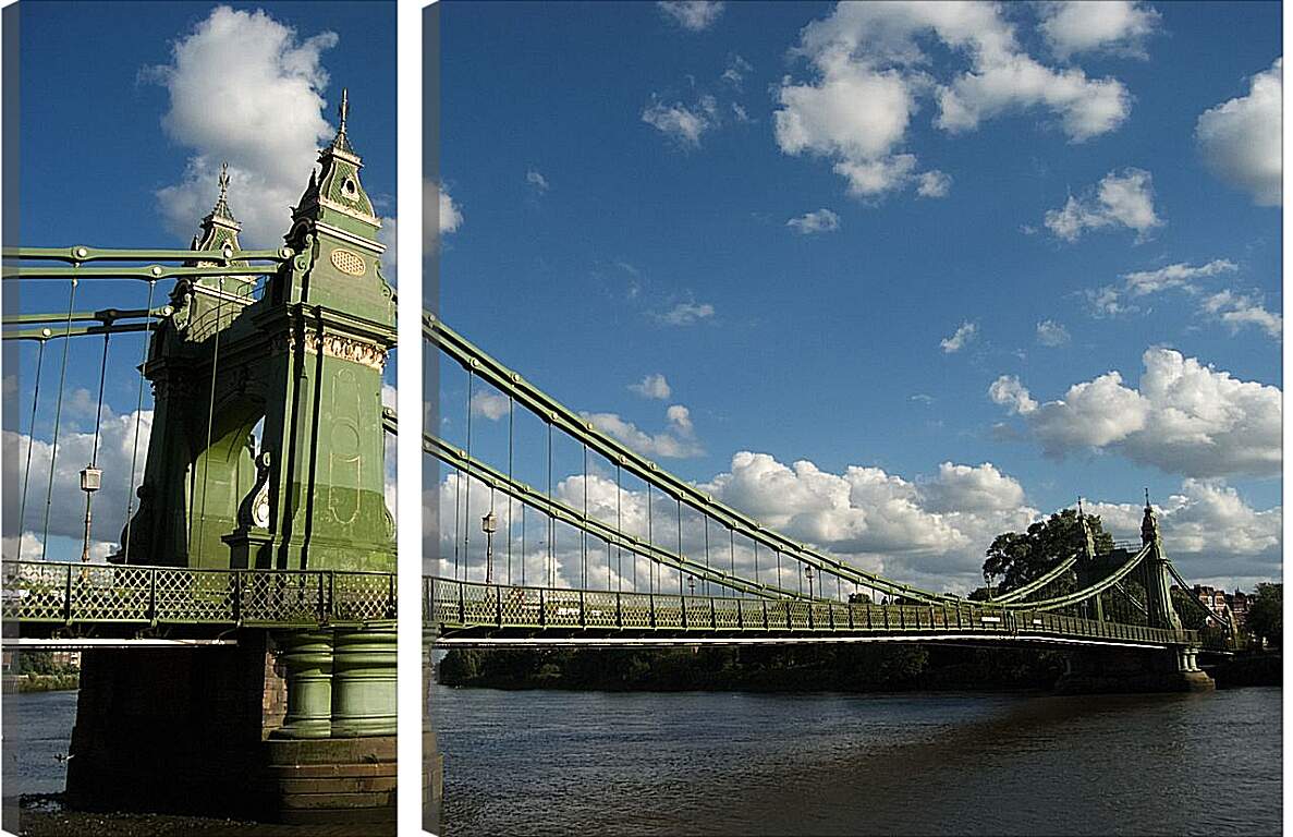 Модульная картина - Хаммерсмитский мост. Лондон