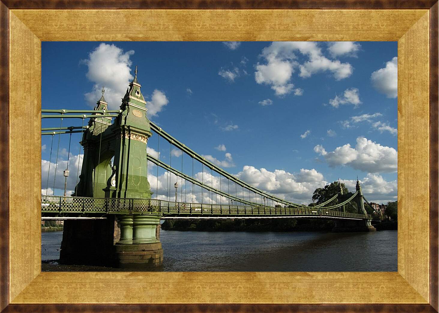 Картина в раме - Хаммерсмитский мост. Лондон