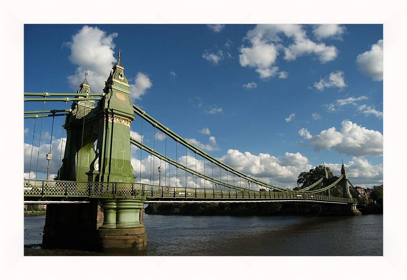 Картина в раме - Хаммерсмитский мост. Лондон