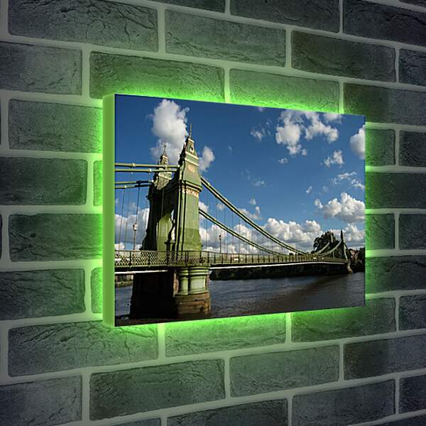 Лайтбокс световая панель - Хаммерсмитский мост. Лондон