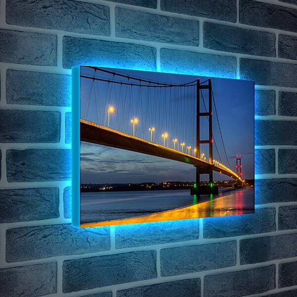 Лайтбокс световая панель - Мост Хамбер. Англия