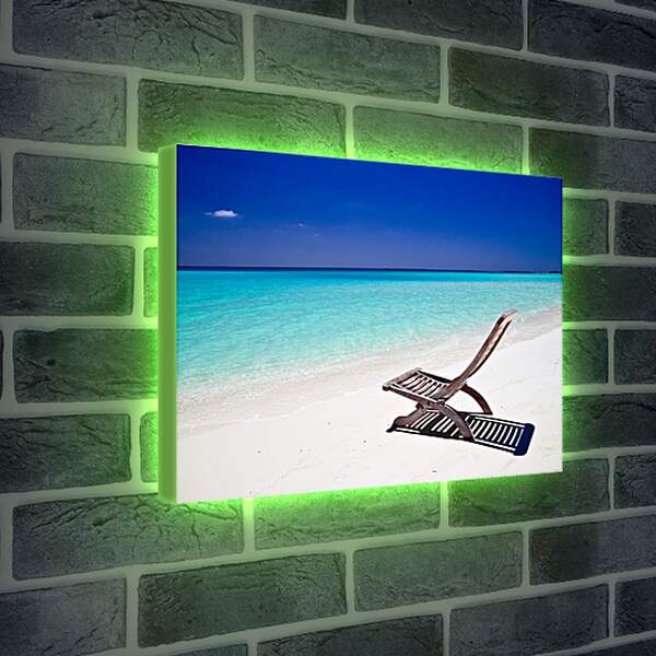 Лайтбокс световая панель - Кресло на пляже
